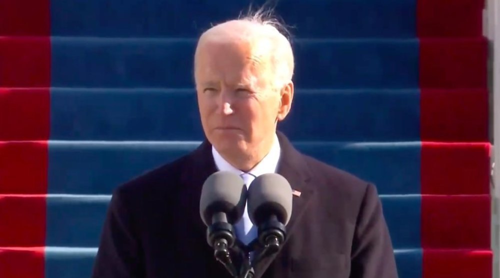 Joe Biden, durante su discurso