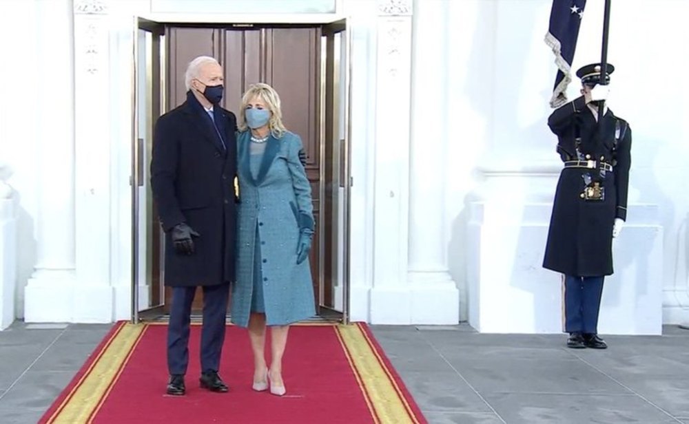 Biden y su esposa ya están en la Casa Blanca