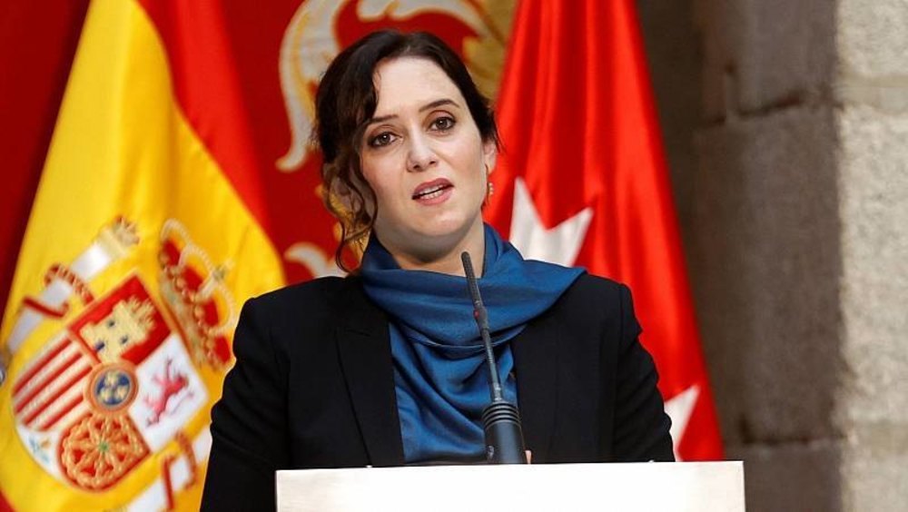 La presidenta de la Comunidad de Madrid, Isabel Díaz Ayuso