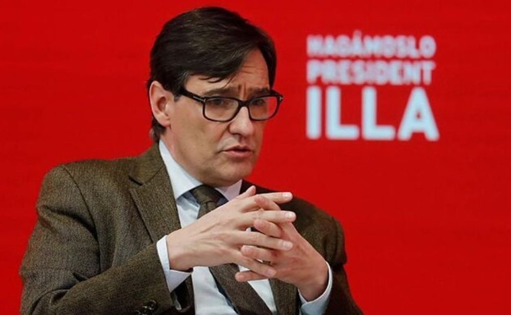 Salvador Illa, exministro de Sanidad y candidato del PSC en las elecciones de Cataluña