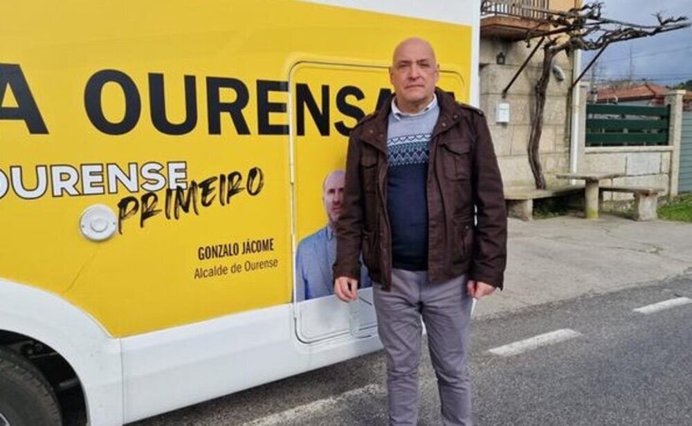 Armando Ojea, candidato de Democracia Ourensana a la presidencia de la Xunta de Galicia