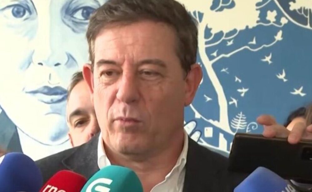 El candidato del PSdeG a la presidencia de la Xunta de Galicia, José Ramón Gómez Besteiro