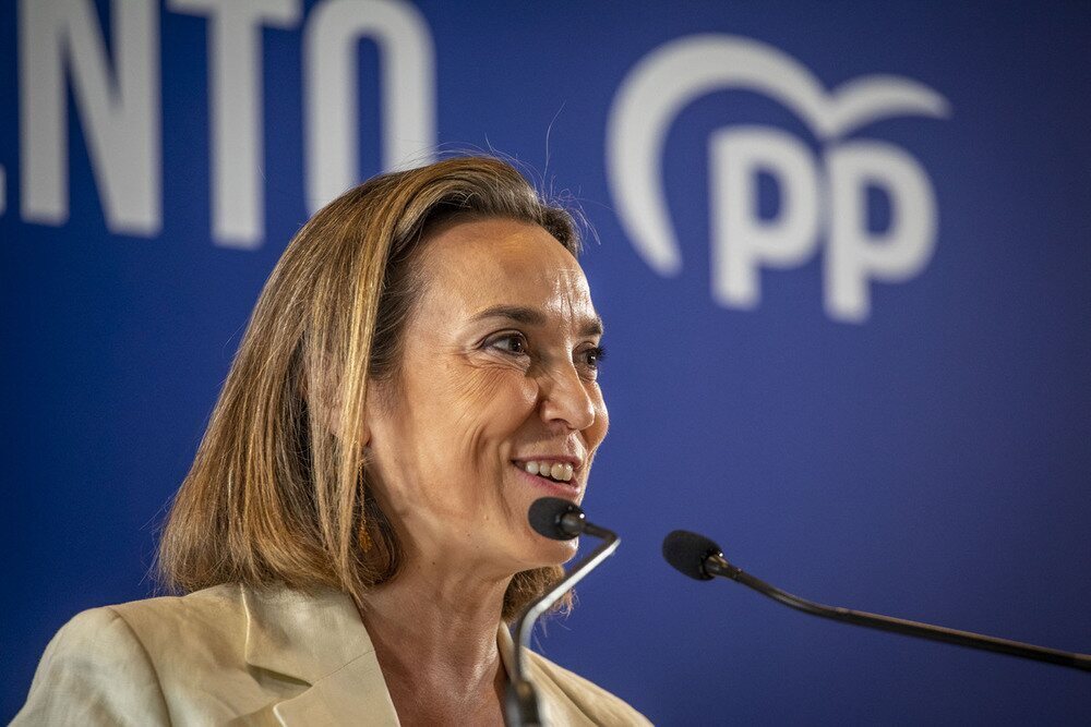 La secretaria general del PP, Cuca Gamarra