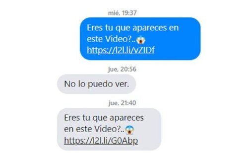 El mensaje que reciben las víctimas de esta estafa