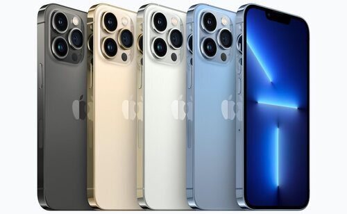 Los cuatro colores de iPhone 13 Pro y iPhone 13 Pro Max