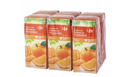 Carrefour Classic, Zumo de Naranja Mandarina