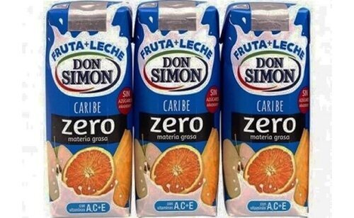 Don Simón Fruta y Leche Caribe Zero Sin Azúcares Añadidos