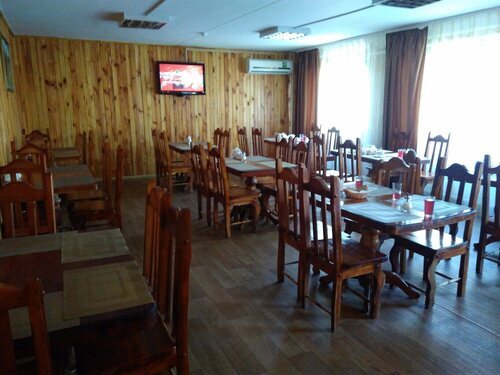 Comedor del Hotel Desyatka, en Chernobyl