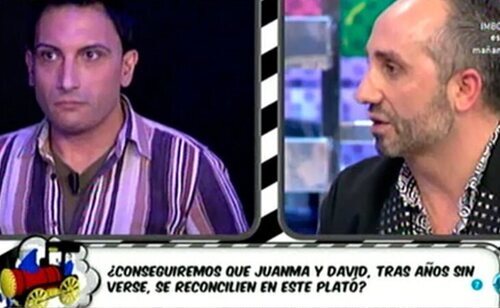 Juanma y David, en una de sus últimas apariciones televisivas