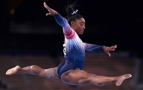 Simone Biles en los Juegos Olímpicos de Tokyo 2020