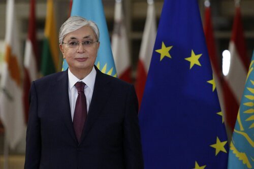 El presidente de Kazajistán, Kassym-Jomart Tkáyev