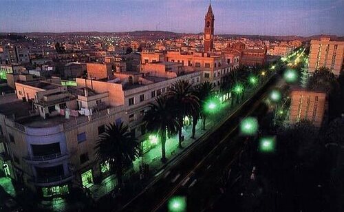 Asmara, la capital, es uno de los destinos a los que se envía a las personas más dóciles o afines al régimen