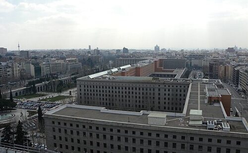 Vista del edificio de Nuevos Ministerios