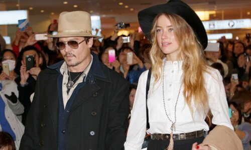 Johnny Depp y Amber Heard cuando eran pareja