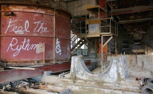 El parque está en completo abandono