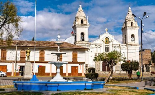 Plaza principal de Jauja (Perú)