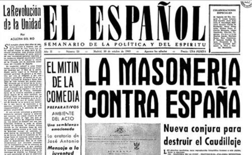 Propaganda contra los masones en el franquismo