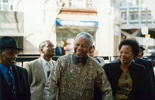 Nelson Mandela en el año 2000