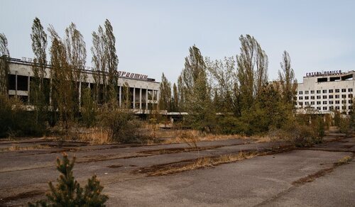 La ciudad de Chernóbyl en Ucrania tras un accidente nuclear