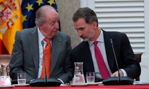 Juan Carlos I y Felipe VI