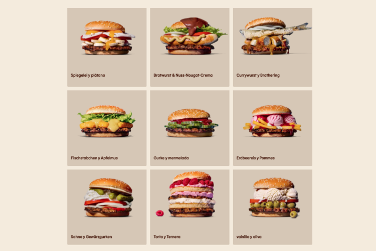 Cual es la hamburguesa mas grande de burger king