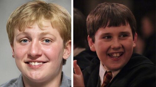 Neville Longbottom in the books, played by Matthew Lewis in the movies