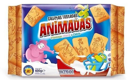 Galletas animadas Hacendado