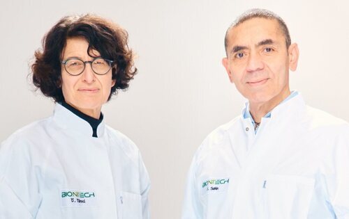 Özlem Türeci y Ugur Sahin, fundadores del laboratorio BioNTech