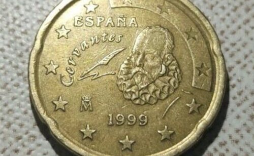Moneda de 20 céntimos de 1999