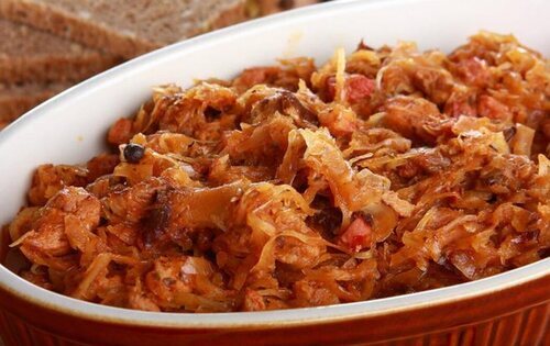 Bigos, plato típico de Polonia en Halloween