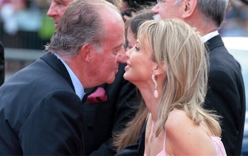 El rey Juan Carlos y Corinna zu Sayn-Wittgenstein en los Premios Laureus 2005