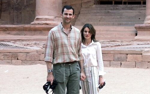 Luna de miel de los príncipe de Asturias, Felipe y Letizia, en Petra