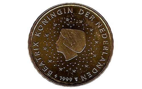 Moneda de 10 céntimos de Países Bajos del 1999