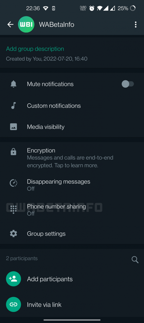 Función de WhatsApp para ocultar tu número en los grupos