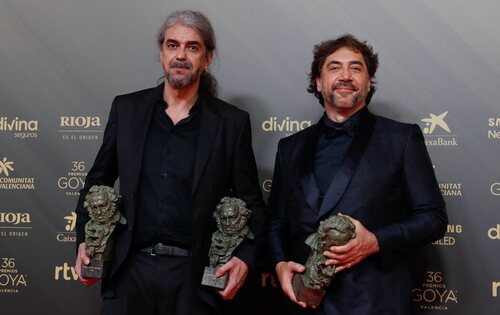 Fernnado León de Aranoa y Javier Bardem, director y protagonista de 