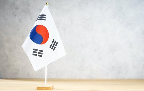 Bandera de Corea del Sur