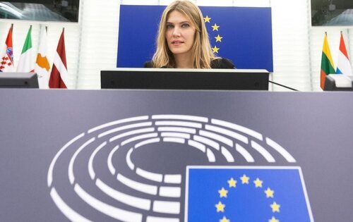 Eva Kaili, vicepresidenta del Parlamento Europeo