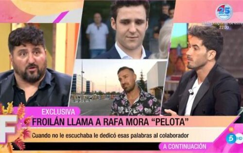 Sergio Garrido e Iván González comentando la noticia del enfrentamiento entre Froilán y Rafa Mora en 