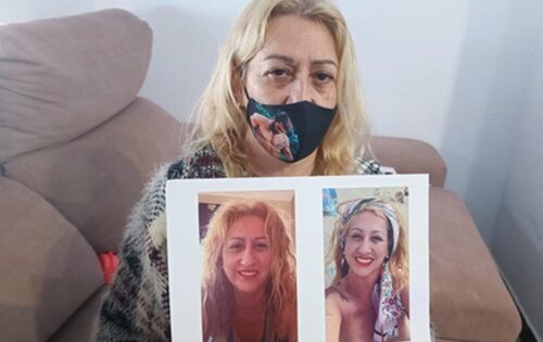 Maribel oculta su boca con una mascarilla y muestra fotos de hace unos meses presumiendo de sonrisa