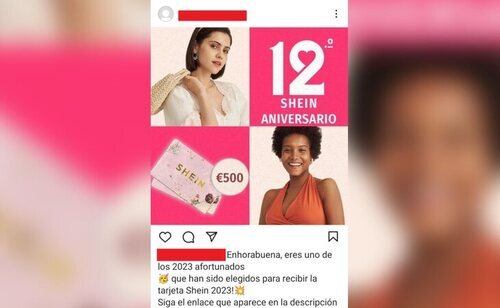 La estafa que utiliza la imagen de Shein