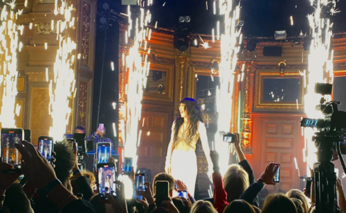 Cálido recibimiento a Loreen durante la fiesta posterior de la gran final de Melodifestivalen 2023.