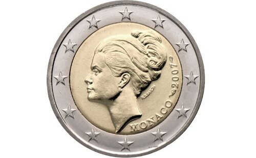 Moneda edición especial 25 aniversario de la muerte de Grace Kelly