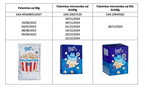 Productos que Lidl ha retirado del mercado en su alerta alimentaria