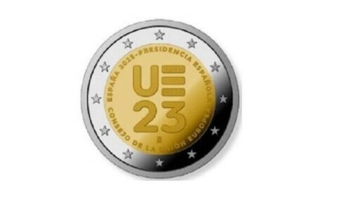 Moneda de 2 euros por la presidencia de España del Consejo de la Unión Europea