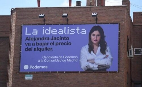 Carteles Podemos vivienda