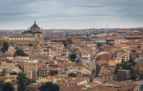 Una vista panorámica de la ciudad de Toledo