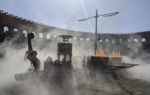 Una de las actuaciones en Puy du Fou