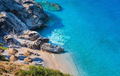 Una de las playas de Jal