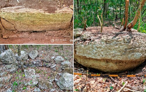 Restos de la ciudad que los arqueólogos han denominado Ocomtún