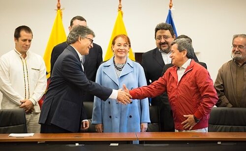 5º ciclo de negociaciones de paz entre el ENL y el Gobierno de Colombia